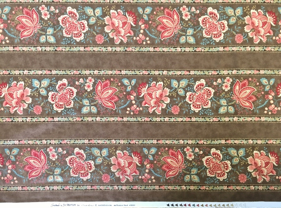 GRATITUDE　JACOBEAN STRIPE / COCOA